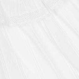 في كلودينغ-بلوز قطن بلوميتي لون أبيض للبنات | Childrensalon Outlet