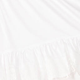 Phi Clothing-Girls White Organic Cotton Dress | Childrensalon Outlet