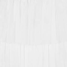 Phi Clothing-Белая многоярусная юбка из тюля | Childrensalon Outlet