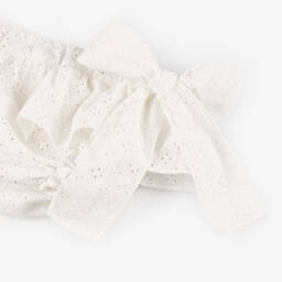 Phi Clothing-سروال داخلي دانتيل عاجي للبنات | Childrensalon Outlet