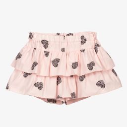 Phi Clothing-Розовый свитер с черными сердечками | Childrensalon Outlet