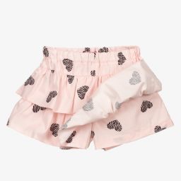 Phi Clothing-Розовый свитер с черными сердечками | Childrensalon Outlet