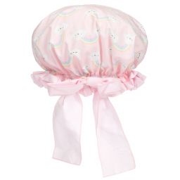 Phi Clothing-Pink Cotton Baby Sun Hat | Childrensalon Outlet