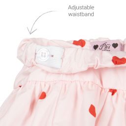Phi Clothing-Розовая хлопковая юбка-шорты | Childrensalon Outlet