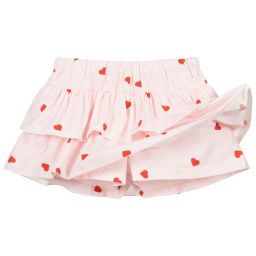 Phi Clothing-Розовая хлопковая юбка-шорты | Childrensalon Outlet