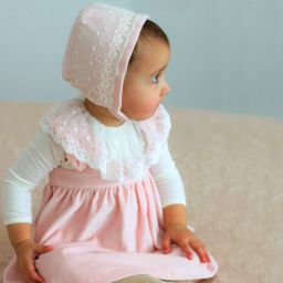 light pink pinafore dress