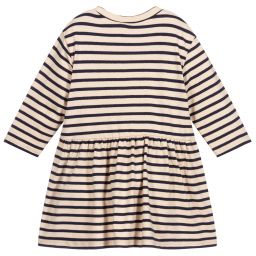 Piccola Ludo-Blue & Beige Striped Top | Childrensalon Outlet