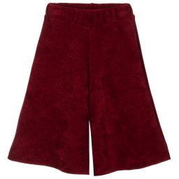 Piccola Ludo-Girls Red Chenille Culottes | Childrensalon Outlet
