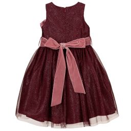 بيكولا لودو-Girls Red Glittery Dress  | Childrensalon Outlet