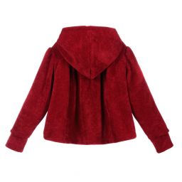 Piccola Ludo-Girls Red Zip-Up Top | Childrensalon Outlet
