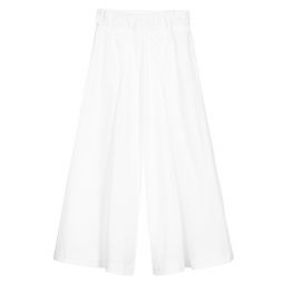 بيكولا لودو-بنطلون قطن خفيف لون ابيض للبنات | Childrensalon Outlet