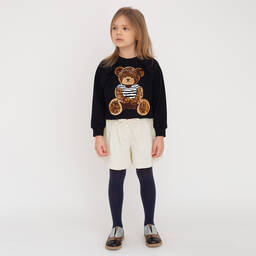 Piccola Ludo-Кремовые вельветовые шорты | Childrensalon Outlet