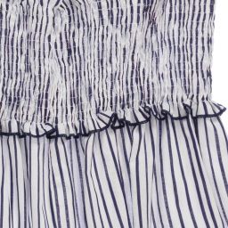 Piccola Ludo-Teen Girls Blue Jumpsuit | Childrensalon Outlet