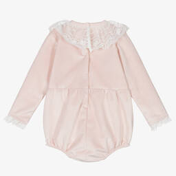 بيكولا سبيرانزا-بودي سوت أطفال بناتي مخمل لون زهري | Childrensalon Outlet