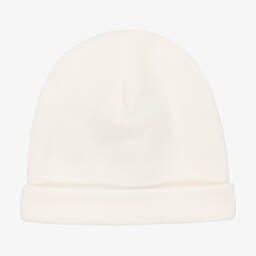 Piccola Speranza-Baby Girls White Bunny Hat | Childrensalon Outlet