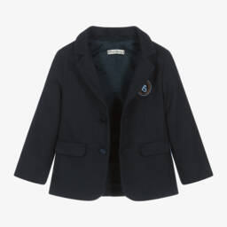 بيكولا سبيرانزا-بليزرمزيج صوف لون كحلي للأولاد | Childrensalon Outlet