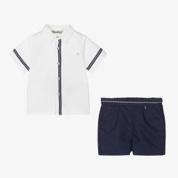 Piccola Speranza-Boys Shirt & Shorts Set | Childrensalon Outlet