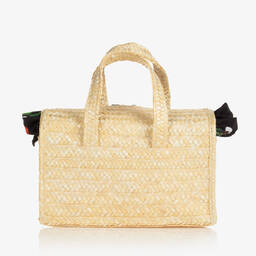 Piccola Speranza-Girls Beige & Black Handbag (21cm) | Childrensalon Outlet