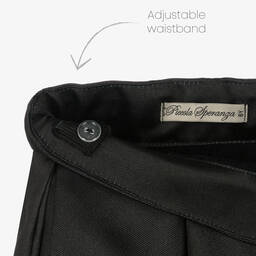 Piccola Speranza-Черная юбка с красными розами для девочек | Childrensalon Outlet