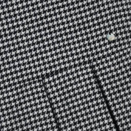 Piccola Speranza-Girls Black Wool Houndstooth Dress | Childrensalon Outlet