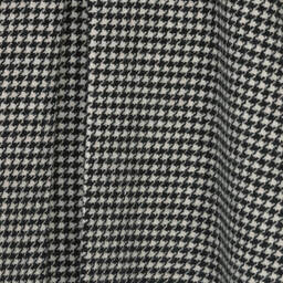 Piccola Speranza-Girls Black Wool Houndstooth Dress | Childrensalon Outlet