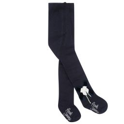 بيكولا سبيرانزا-Girls Blue Cotton Tights | Childrensalon Outlet