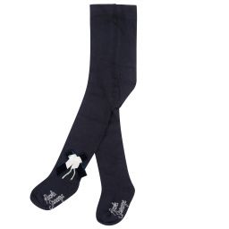 بيكولا سبيرانزا-Girls Blue Cotton Tights | Childrensalon Outlet