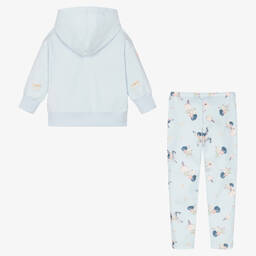Piccola Speranza-Girls Blue Perfume Bottle Leggings Set | Childrensalon Outlet