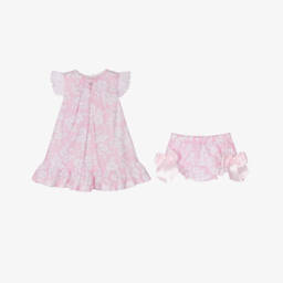 Piccola Speranza-Платье из хлопка Blushing Blossom для девочек | Childrensalon Outlet