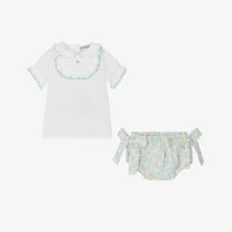 Piccola Speranza-طقم أزرق زهري حالِم للبنات | Childrensalon Outlet