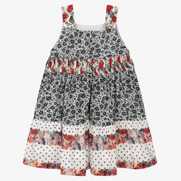 Piccola Speranza-Girls Floral Georgette Dress | Childrensalon Outlet