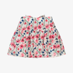 Piccola Speranza-Шорты из атласа и крепа в цветочек | Childrensalon Outlet