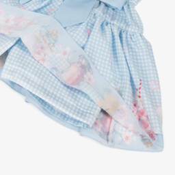 Piccola Speranza-Girls Gingham Chiffon Skirt-Shorts Delight | Childrensalon Outlet