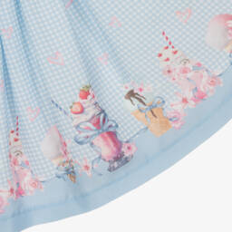 Piccola Speranza-فستان شيفون بنقشة المربعات للبنات | Childrensalon Outlet