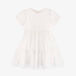 Piccola Speranza-Girls Glittery Floral Sash Dress | Childrensalon Outlet