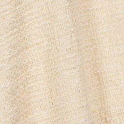 Piccola Speranza-Girls Gold Tweed Bow Dress | Childrensalon Outlet