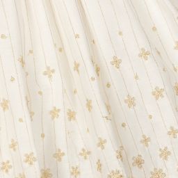 Piccola Speranza-Girls Ivory & Gold Skirt | Childrensalon Outlet