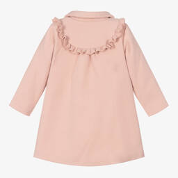 Piccola Speranza-Розовое пальто с бантом для девочек | Childrensalon Outlet