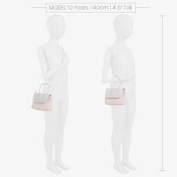 Piccola Speranza-Girls Pink Lace & Tulle Handbag (18cm) | Childrensalon Outlet