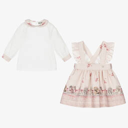 Piccola Speranza-Girls Pink Toys Skirt Set | Childrensalon Outlet