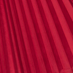 Piccola Speranza-Girls Velvet Red Pleated Dress | Childrensalon Outlet