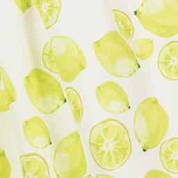 Piccola Speranza-Girls White & Green Lime Dress | Childrensalon Outlet