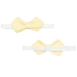 Piccola Speranza-White & Yellow Shorts Set | Childrensalon Outlet