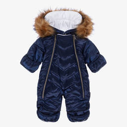 Pilguni-Синий 2-в-1 зимний комбинезон для малышей | Childrensalon Outlet