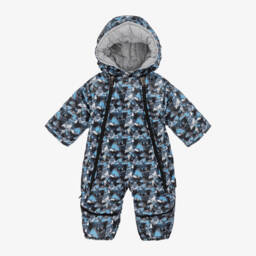 Pilguni-Boys' Alpine Blue 2-in-1 Snowsuit | Childrensalon Outlet