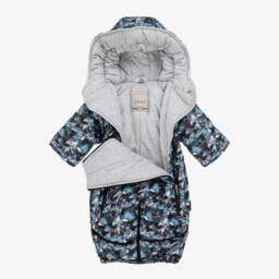 Pilguni-Boys' Alpine Blue 2-in-1 Snowsuit | Childrensalon Outlet