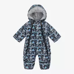 Pilguni-Boys' Alpine Blue 2-in-1 Snowsuit | Childrensalon Outlet