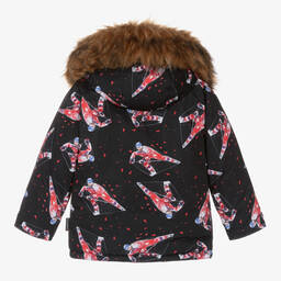 Pilguni-Boys Black & Red Ski Jacket | Childrensalon Outlet