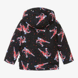 Pilguni-Boys Black & Red Ski Jacket | Childrensalon Outlet