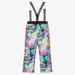 Pilguni-Розовые лыжные брюки с граффити | Childrensalon Outlet